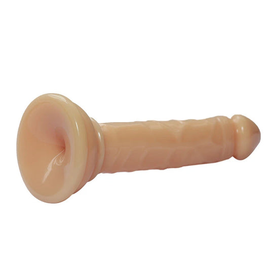 Small Dildo 5 Inch with Suction Cup Travel Size Silicone Dong Waterproof Beginner Sex Toy