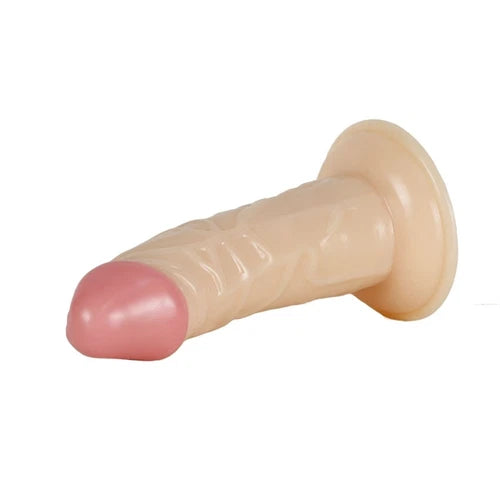Small Dildo 6 Inch Compact Silicone Dildo with Suction Cup