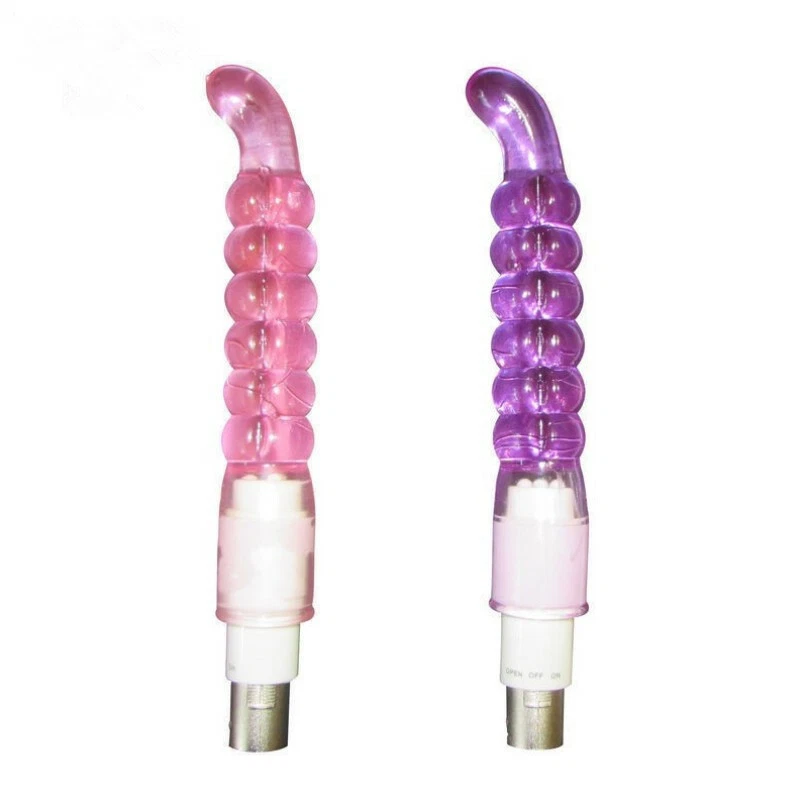 7 Inch Silicone Anal Beads Sex Machine Attachment Beaded Dildo