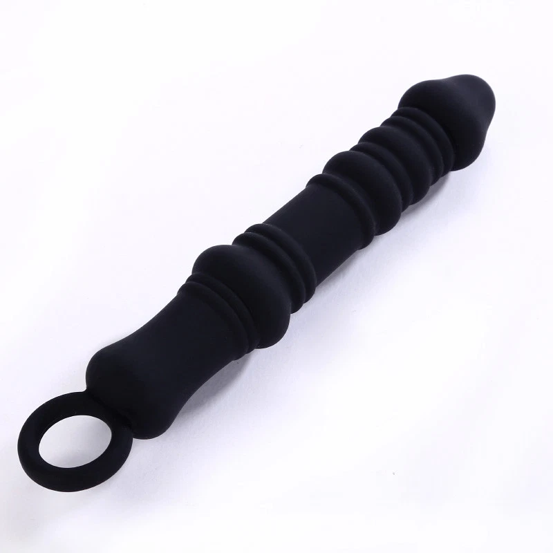 Real Feel Silicone Butt Plug 7 Inch Slim Anal Unisex Dildo Sex Toy