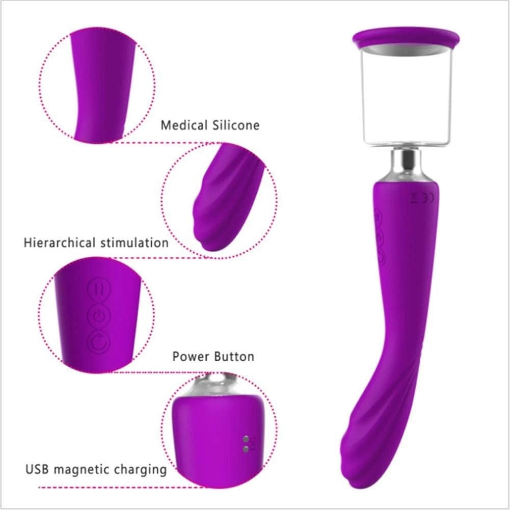 dual motor vibrator breast suction g-spot UK