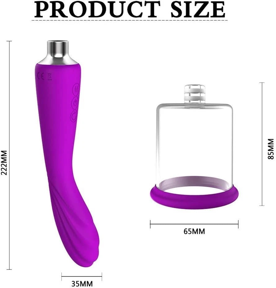 dual motor vibrator breast suction g-spot UK