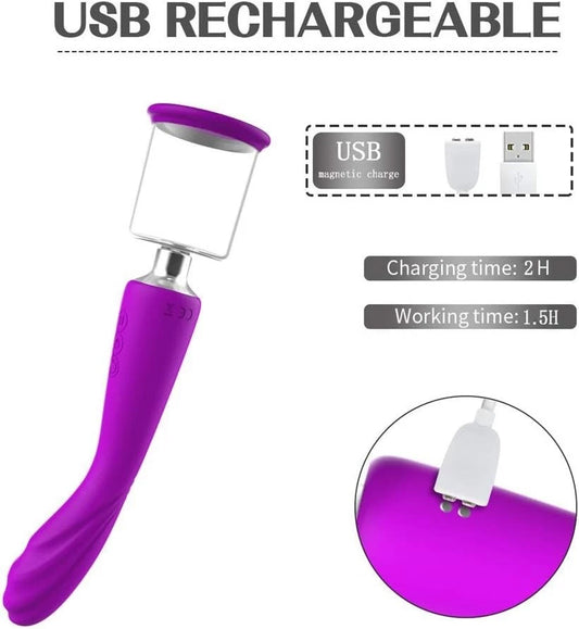 dual motor vibrator breast suction g-spot UK