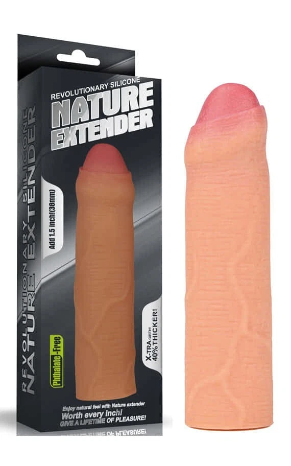 penis sleeve extender 7 inch silicone UK