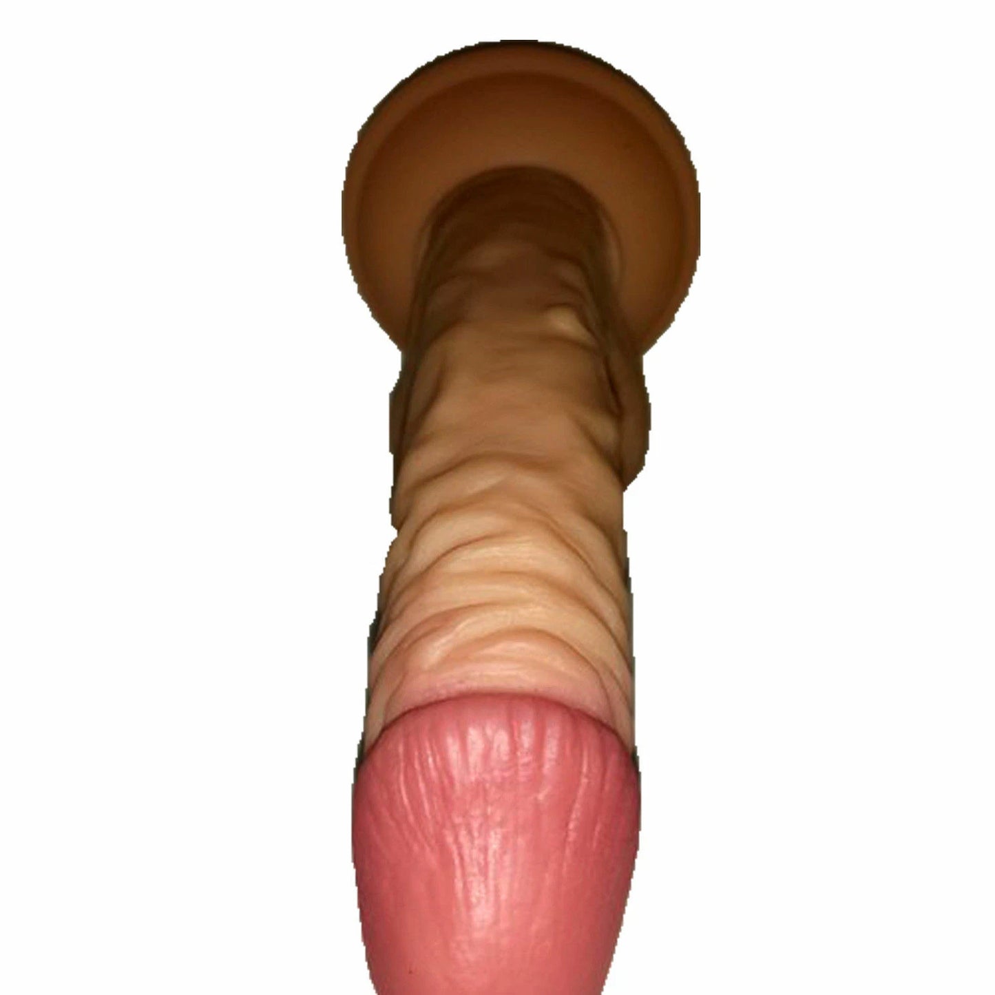 Realistic Curved 6.5 Inch Silicone Dildo with Strong Suction Cup