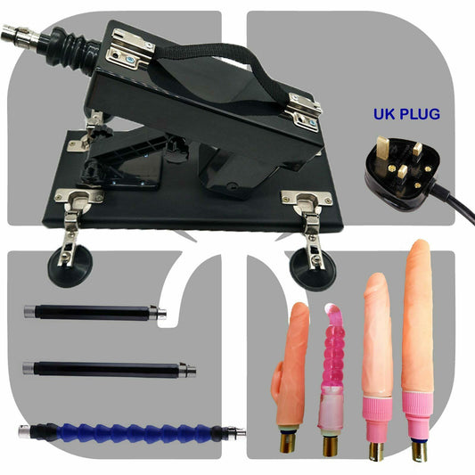 Ultimate Sex Machine with 4 Dildo Sex Toys & 2/3 Extensions Poles