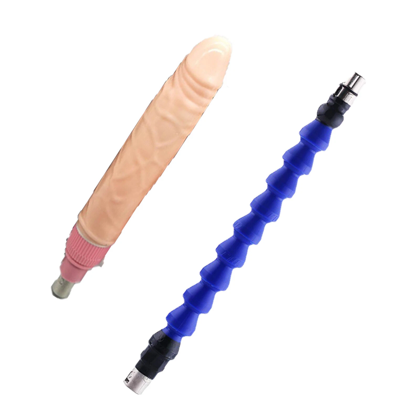 Sex Machine Attachment Bundle - Complete Dildo & Extension Set