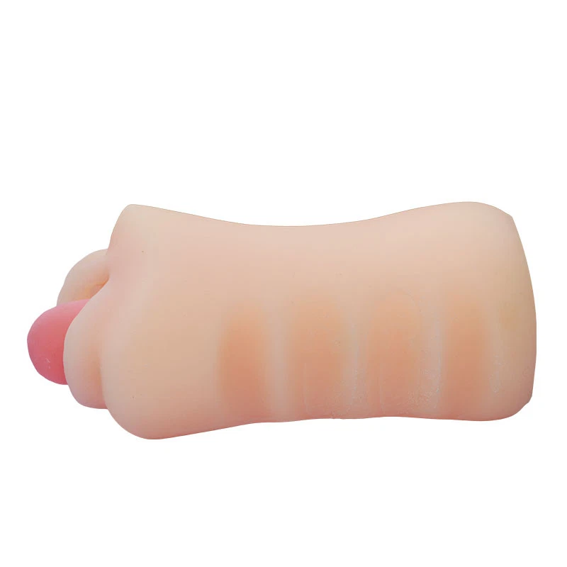 Realistic Silicone Mouth Masturbator Oral Sex Toy for Men