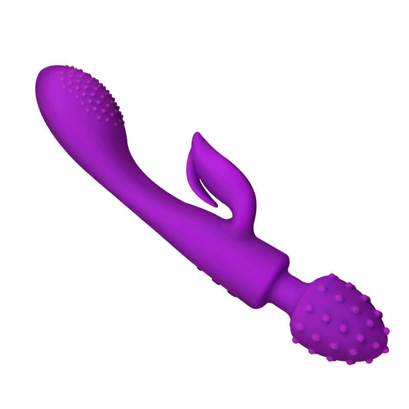 Three Motors Magic Wand Vibrating Full Body Massager USB Rechargeable Sex Toy