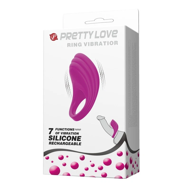 Multispeed Vibrating Cock Ring USB Rechargeable Male Vibrator Sex Toy