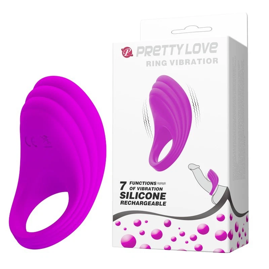 Multispeed Vibrating Cock Ring USB Rechargeable Male Vibrator Sex Toy